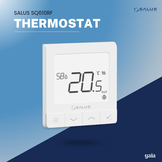 SQ610RF Wired Slimline Internet Controlled Thermostat
